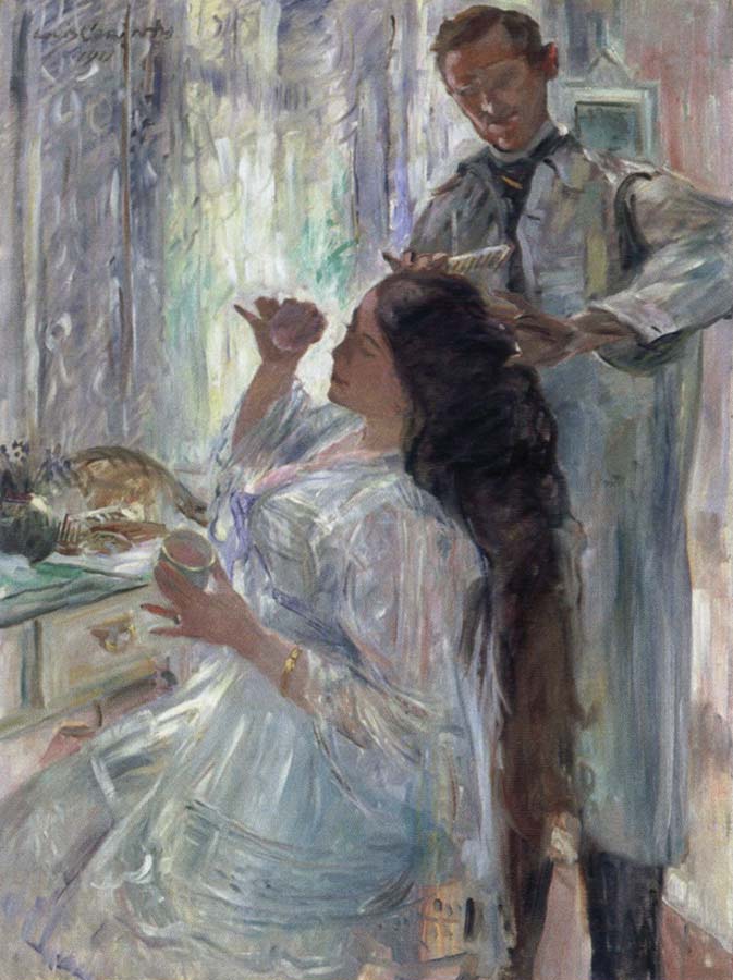 Lovis Corinth charlotte corinth at her dressing table